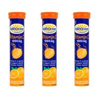 Seven Seas Haliborange Effervescent Vitamin C Orange- Triple Pack