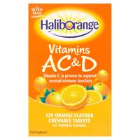 seven seas haliborange vitamins a c d orange flavour