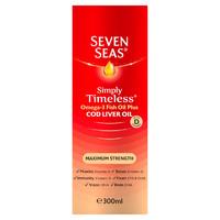 seven seas simply timeless marine oil with cod liver oil maximum stren ...