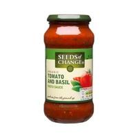 Seeds Of Change Tomato & Basil Pasta Sauce (500g)