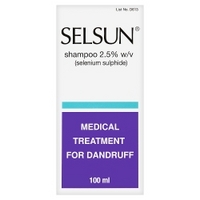 Selsun Shampoo 2.5% w/v Selenium Sulphide 100ml