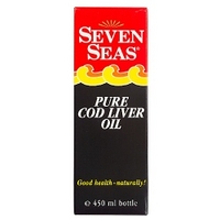 seven seas traditional pure cod liver oil 450ml