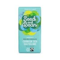 Seed & Bean Milk Choc with Lime & Sea Salt 85g (1 x 85g)