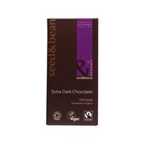 Seed & Bean Extra Dark Choc 72% Trinitario 100g (1 x 100g)