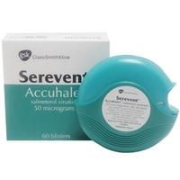 Serevent Accuhaler (Salmeterol) 50 Micrograms/Blister