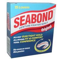 Seabond Original Denture Fixative Lower Seals 15 Strips