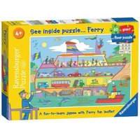 See Inside Puzzle Ferry Giant Floor Puzzle 60pc back