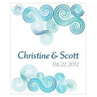 Sea Breeze Rectangular Label