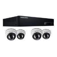 Securix SML4 (500GB) CCTV Kit Comprising a 4 Channel DVR System with 4 x 420TVL Dome Cameras