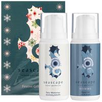 Seascape Island Apothecary Homme Shave Gel 100ml and Daily Moisturiser 100ml