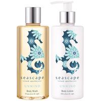 Seascape Island Apothecary Unwind Duo Gift Set - Body Wash 300ml and Body Lotion 300ml