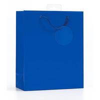 se finishing touch single colour medium gift bags blue