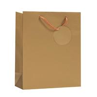 se finishing touch single colour medium gift bags gold