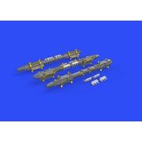 Set Of Resin Upgrade Parts For 1:72 Eduard Brassin Mer Multiple Ejector Rack