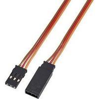 Servo Extension cable [1x JR plug - 1x JR socket] 1000 mm 0.14 mm² ribbon Modelcraft