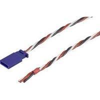 Servo Connection cable [1x Futaba plug - 1x Open end] 300 mm 0.50 mm² Silicon Modelcraft