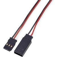 Servo Extension cable [1x Futaba plug - 1x Futaba socket] 1000 mm 0.14 mm² ribbon Modelcraft