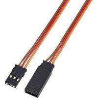 Servo Extension cable [1x JR plug - 1x JR socket] 500 mm 0.14 mm² ribbon Modelcraft