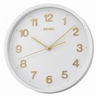 Seiko QXA660W Sweep Second Wall Clock with 3D Numerals White
