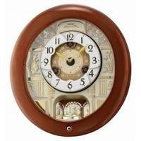 seiko melody in motion wall clock with rotating pendulum