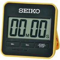 seiko qhy001y digital countdown timer and stopwatch yellow