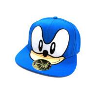 sega sonic the hedgehog snapback cap blue