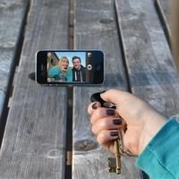 Selfie Phone Finder Keyring