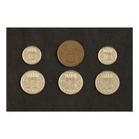 Set of 6 Dutch Guilder