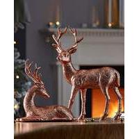 Set of Two Reindeer Ornaments