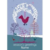 Seasons Greetings - Classic Christmas Card