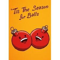 Season For Balls| Funny Christmas Card |WB1089