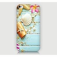 Seashell Pattern Back Case for iPhone4/4S