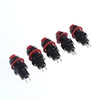 Self-Locking Button Switch(5Pcs)