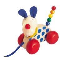 Selecta Nico Pull Along Wooden Toy Dog