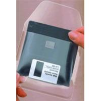 self adhesive diskette pocket with flap