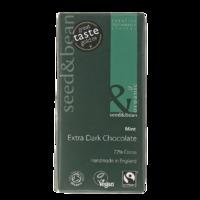 Seed And Bean Extra Fine Mint Dark Chocolate 85g - 85 g