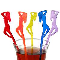 sexy lady cocktail stirrers pack of 50