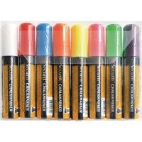 set of 8 securit chalk pens tip 7 x 15mm