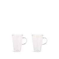 Set of 2 Double Walled Latte Glasses