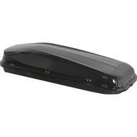 sealey rb480e roof box gloss black 480l 50kg max load