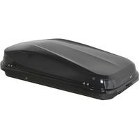 sealey rb320e roof box gloss black 320l 50kg max load