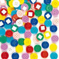 Self-Adhesive Craft Buttons (Pack of 200)