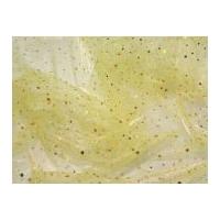 Sequin Spot Organza Fabric Gold