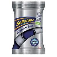 Sellotape Super Clear Tape 18mm x 25m (Pack of 8)