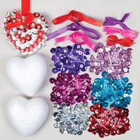 Sequin Heart Kits Bulk Pack (Pack of 30)