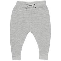 Sense Organics Proust Knitted Baby Pants - Grey Melange