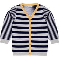 Sense Organics Navy & Grey Stripe Jean Jacket