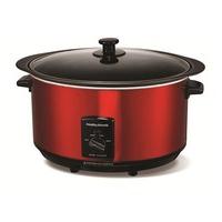 Sear and Stew Slow Cooker 6.5L Red