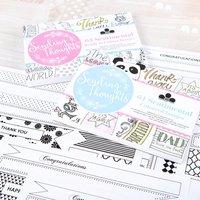Sending Thoughts A6 Pads with Vellum Ribbons and Banners 401779