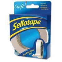 Sellotape 12mm x 33m Double Sided Tape Pack of 12 1447057